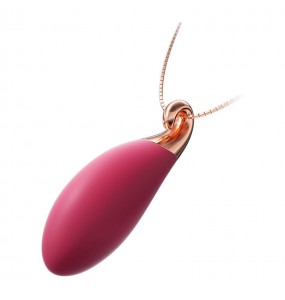 MizzZee - Dolphin Pendant Vibrating Egg (Chargeable - Red Rose)